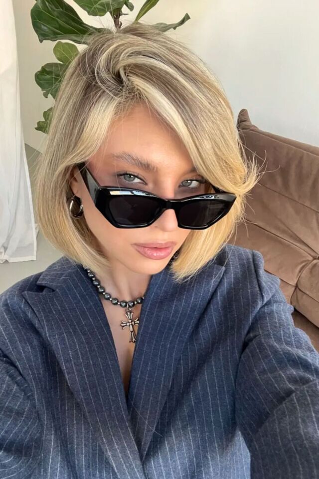 Paris Siyah Cat Eye Kadın Güneş Gözlüğü – Uv400 Koruma