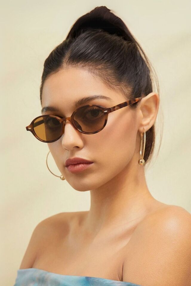 LOTUS OVAL KAHVERENGİ 2025   Yeni Sezon Popüler Kadin Gözlük / Ren Eyewear