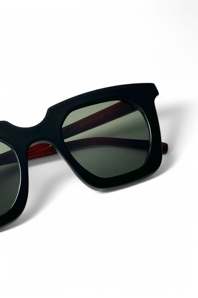 SELİNA KÖŞELİ  SİYAH GÜNEŞ GÖZLÜĞÜ  2025 KADIN MODERN YENİ SEZON REN EYEWEAR