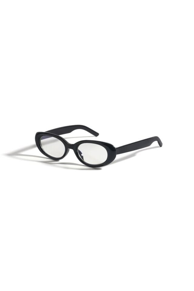 CAT EYE KLASİK SİYAH RETRO Popüler Mavi Işık Korumalı Blue Block Şeffaf Ekran gözlüğü