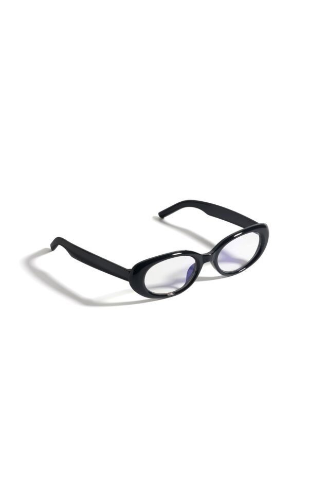 CAT EYE KLASİK SİYAH RETRO Popüler Mavi Işık Korumalı Blue Block Şeffaf Ekran gözlüğü