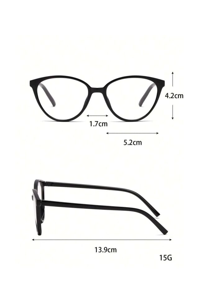 NORA CAT SİYAH ÇERÇEVE 90 Popüler Mavi Işık Korumalı Blue Block Şeffaf Ekran gözlüğü