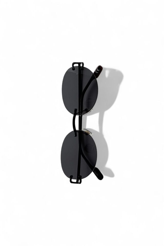 CARTER METAL LAZER KESİM  FULL SİYAH GÜNEŞ GÖZLÜĞÜ KADIN MODERN YENİ SEZON REN EYEWEAR