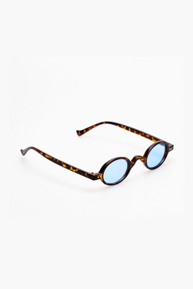 MİNO GÜNEŞ GÖZLÜĞÜ KÜÇÜK BOY OVAL MAVİ CAM MODERN YENİ SEZON REN EYEWEAR