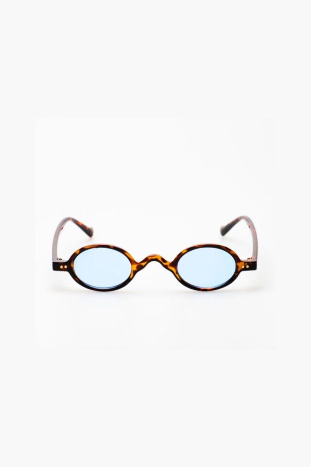 MİNO GÜNEŞ GÖZLÜĞÜ KÜÇÜK BOY OVAL MAVİ CAM MODERN YENİ SEZON REN EYEWEAR