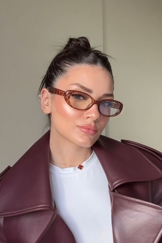 CAT EYE KLASİK RETRO Popüler Mavi Işık Korumalı Blue Block Şeffaf Ekran gözlüğü