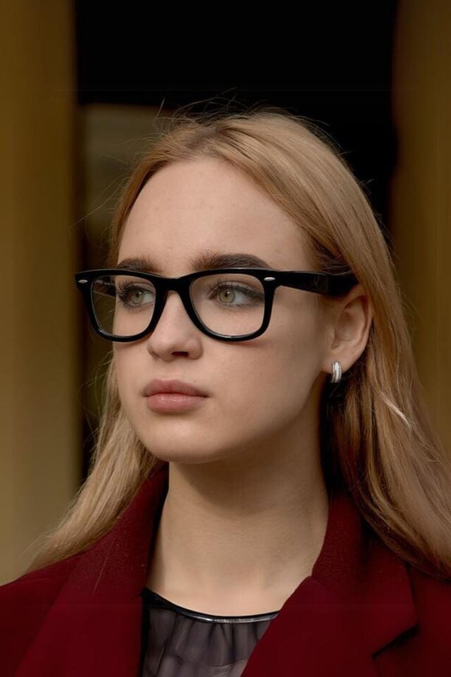 Unisex Çapraz Kesim Wayf Parlak Klasik Mavi Işık Korumalı Ekran Gözlüğü Blue Block