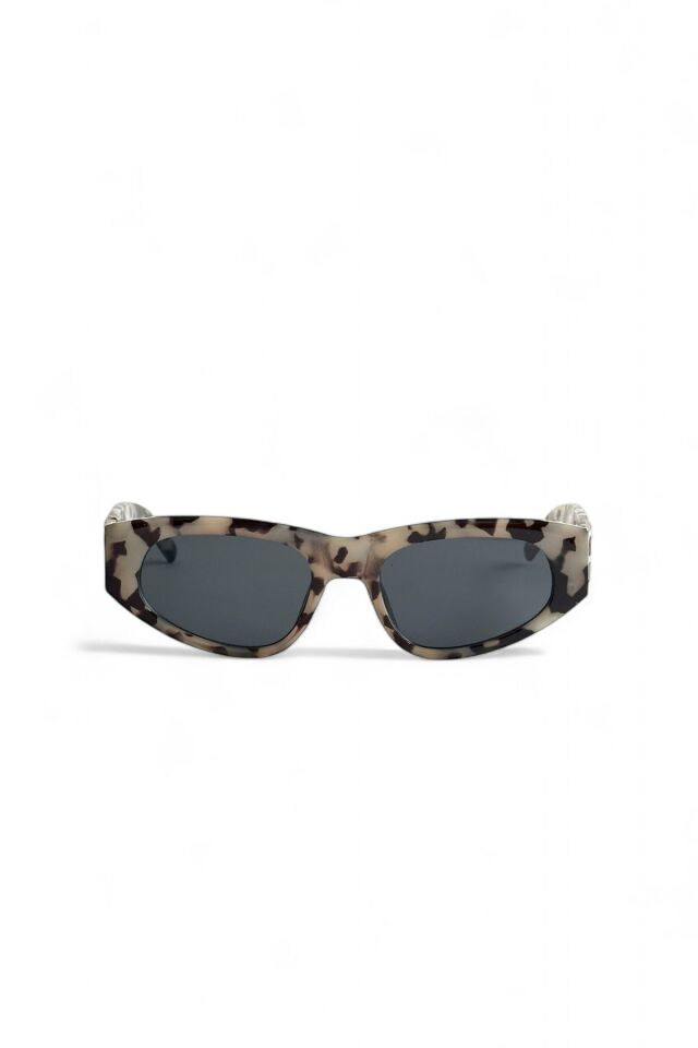 COOL BB SİYAH BEYAZ CAT AKSESUARLI SİYAH CAM KADIN GÜNEŞ GÖZLÜĞÜ / REN EYEWEAR