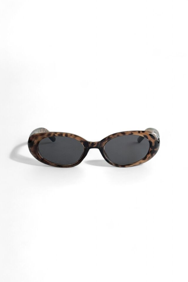 Cat Eye Leopar Vintage Model Oval Güneş Gözlüğü Retro / Ren Eyewear