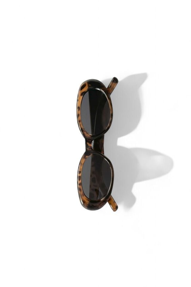 Cat Eye Leopar Vintage Model Oval Güneş Gözlüğü Retro / Ren Eyewear