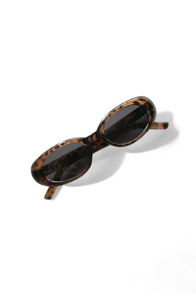 Cat Eye Leopar Vintage Model Oval Güneş Gözlüğü Retro / Ren Eyewear