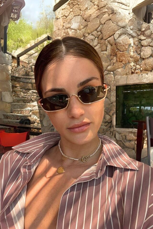 GULİTE GÜNEŞ GÖZLÜĞÜ METAL YARIM ÇERÇEVE   2024 KADIN MODERN YENİ SEZON REN EYEWEAR