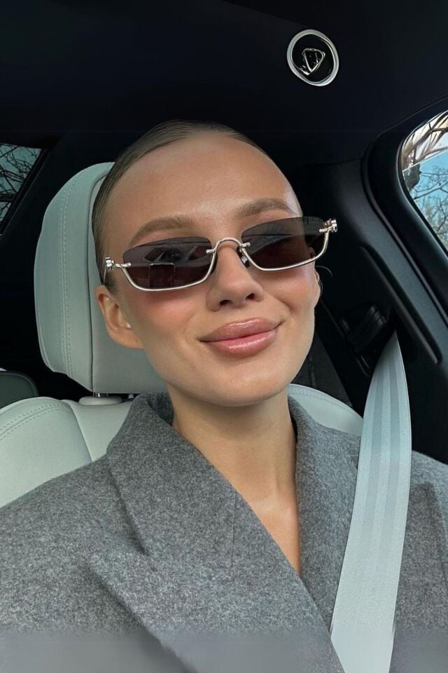 GULİTE GÜNEŞ GÖZLÜĞÜ METAL YARIM ÇERÇEVE   2024 KADIN MODERN YENİ SEZON REN EYEWEAR