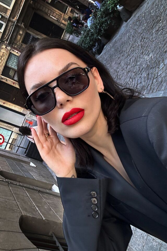 SHANE SİYAH KLASİK PİLOT MODEL ÇERÇEVELİ GÜNEŞ GÖZLÜĞÜ UNİSEX