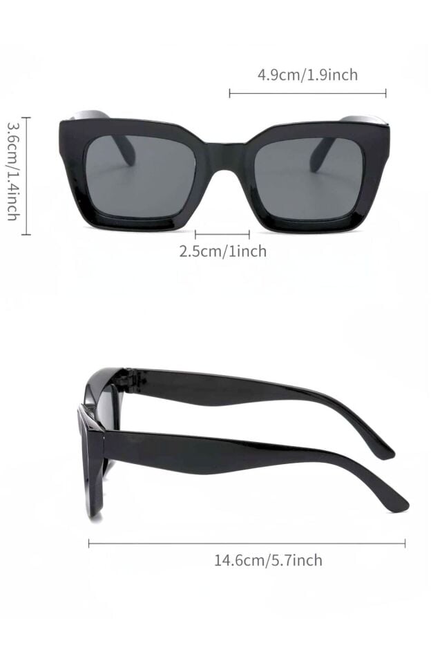 DENVER KLASİK KARE MODERN GÜNEŞ GÖZLÜĞÜ  UNİSEX  YENİ SEZON POPÜLER / REN EYEWEAR