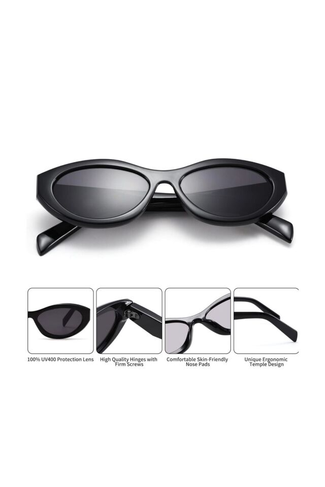 PRCAT EYE SİYAH POPÜLER GÜNEŞ GÖZLÜĞÜ uv400 / REN EYEWEAR