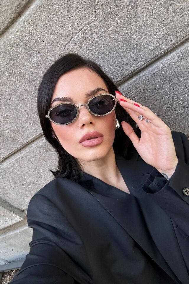 DE PARSİ  GÜNEŞ GÖZLÜĞÜ OVAL METAL  2024 YENİ SEZON POPÜLER uv400 / REN EYEWEAR