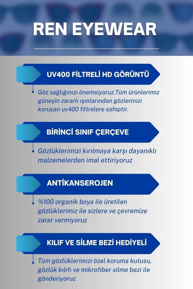 ROWEN  KARE GÜNEŞ GÖZLÜĞÜ RENKLİ UNİSEX ERKEK KADIN YENİ SEZON POPÜLER / REN EYEWEAR ROWEN  KARE GÜNEŞ GÖZLÜĞÜ RENKLİ UNİSEX ERKEK KADIN YENİ SEZON POPÜLER / REN EYEWEAR