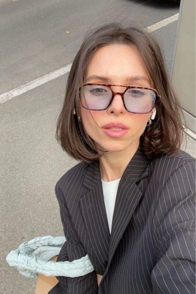 ORIJİNAL DARCY MAVİ CAM LEOPAR ÇERÇEVE  TASARIM UNİSEX GÜNEŞ GÖZLÜĞÜ