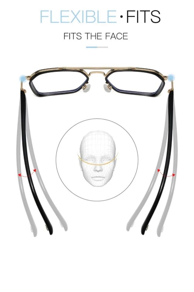 SAGE GOLD DETAYLI  MAVİ IŞIK KORUMALI GÖZLÜK BLUE BLOCK / REN EYEWEAR