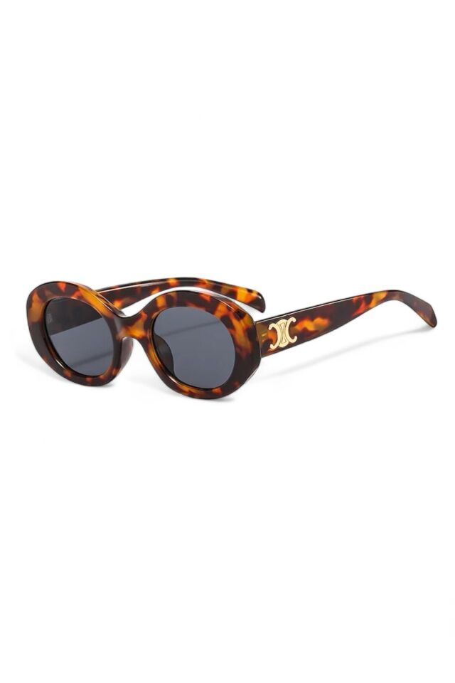 LUNAS  LEOPAR GÜNEŞ GÖZLÜĞÜ OVAL 2024 YENİ SEZON POPÜLER uv400 / REN EYEWEAR