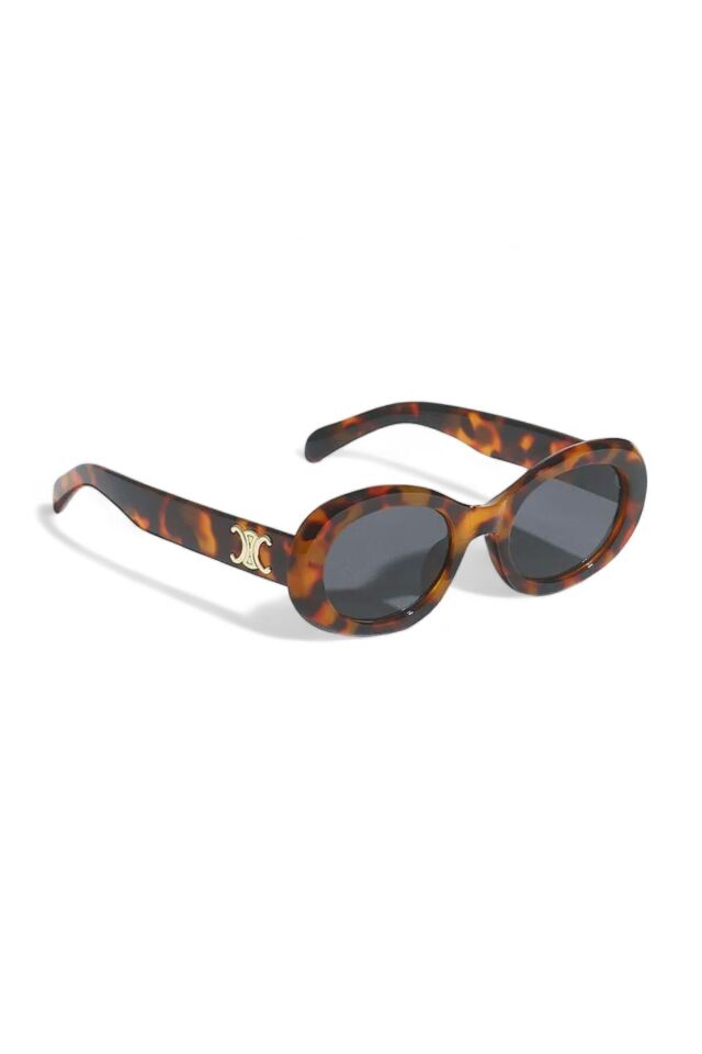 LUNAS  LEOPAR GÜNEŞ GÖZLÜĞÜ OVAL 2024 YENİ SEZON POPÜLER uv400 / REN EYEWEAR
