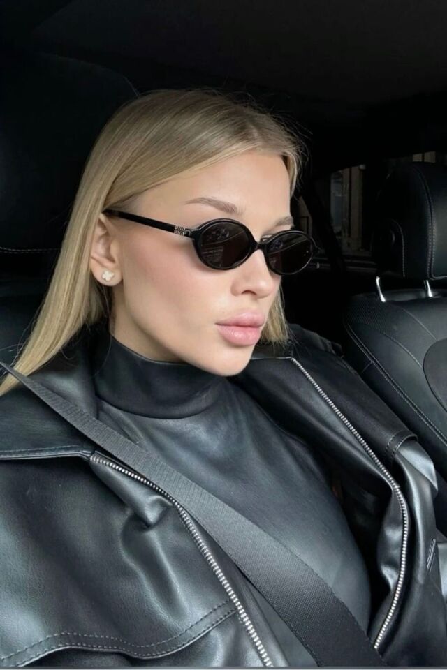 MİUX  GÜNEŞ GÖZLÜĞÜ OVAL 2024 YENİ SEZON POPÜLER uv400 / REN EYEWEAR