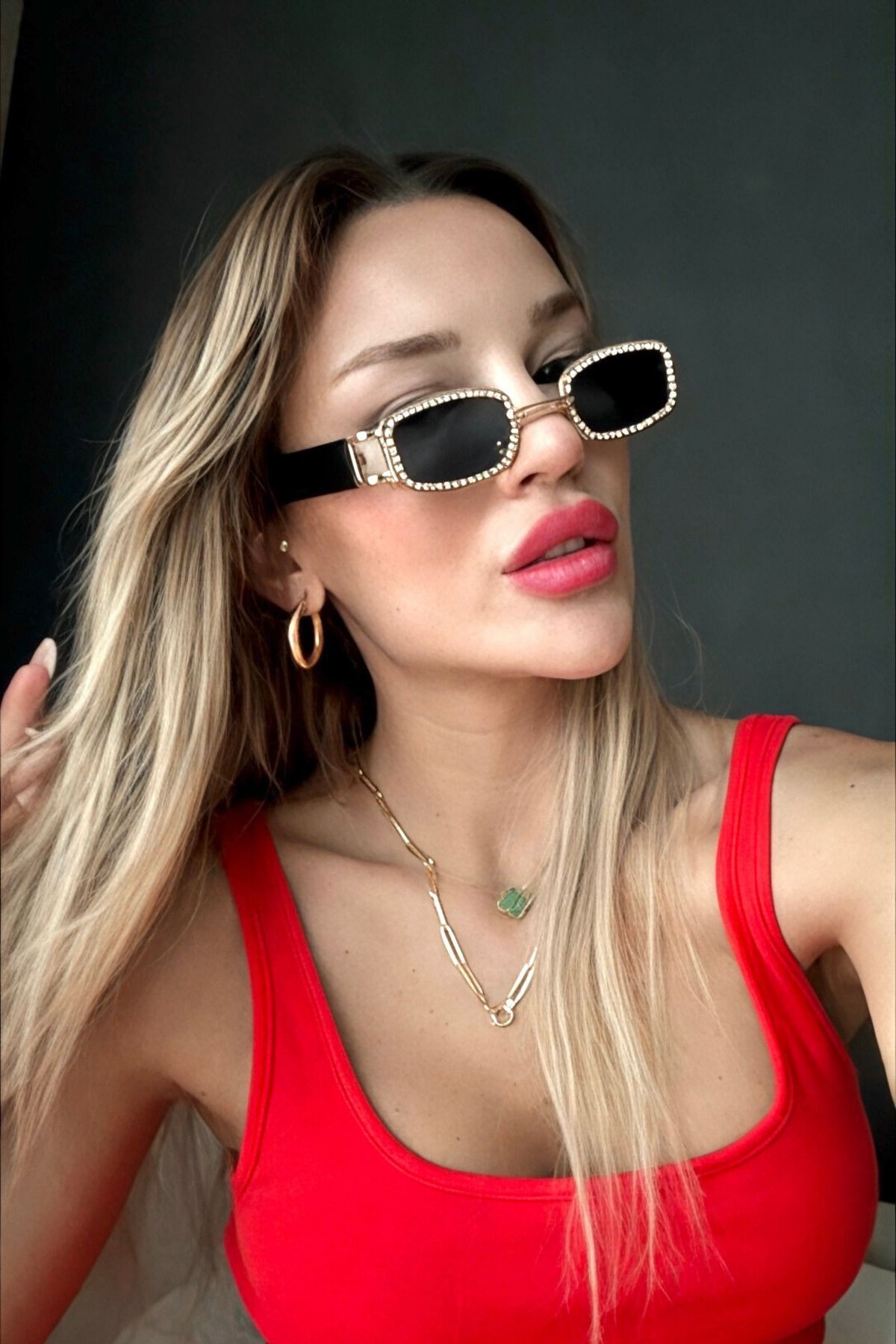 TAŞLI GM CUPELY GÜNEŞ GÖZLÜĞÜ  2024  KADIN YENİ SEZON POPÜLER / REN EYEWEAR