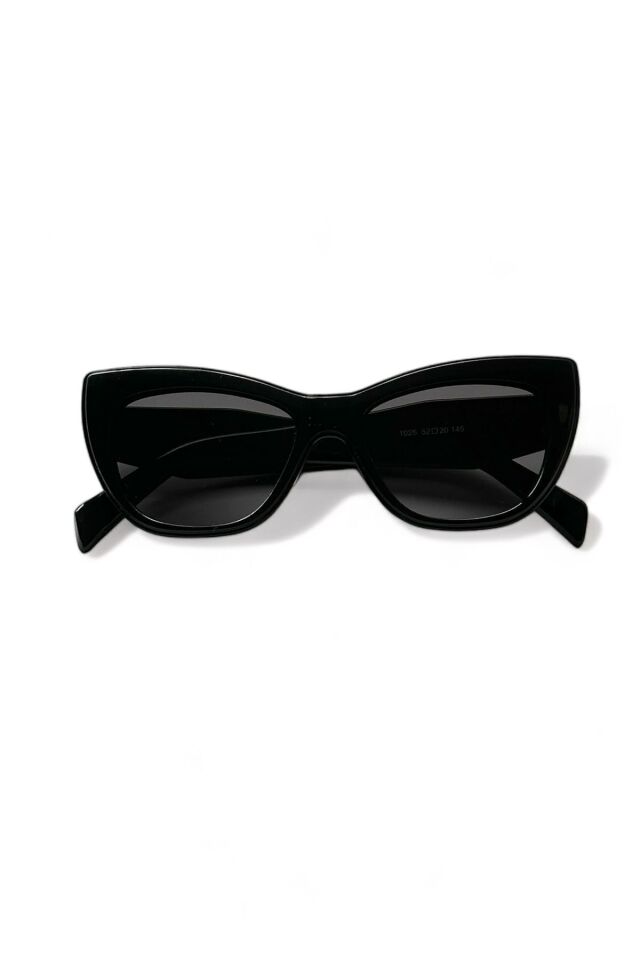 RUTH 2024 CAT EYE TASARIM SİYAH KADIN GÜNEŞ GÖZLÜĞÜ / REN EYEWEAR