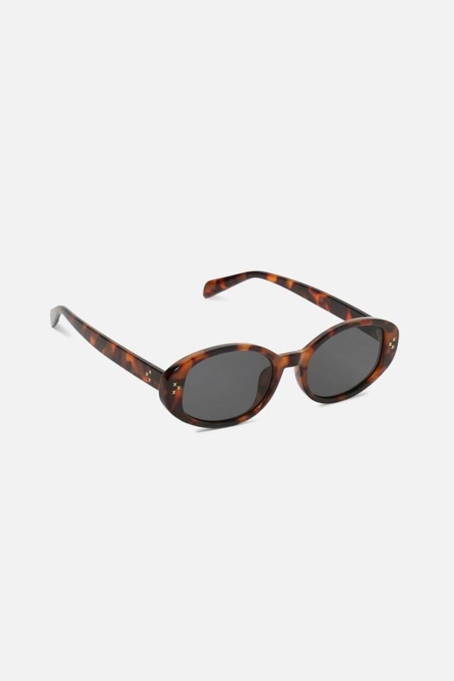 CELİX MODERN OVAL TASARIM LEOPAR RENK  KADIN GÜNEŞ GÖZLÜĞÜ