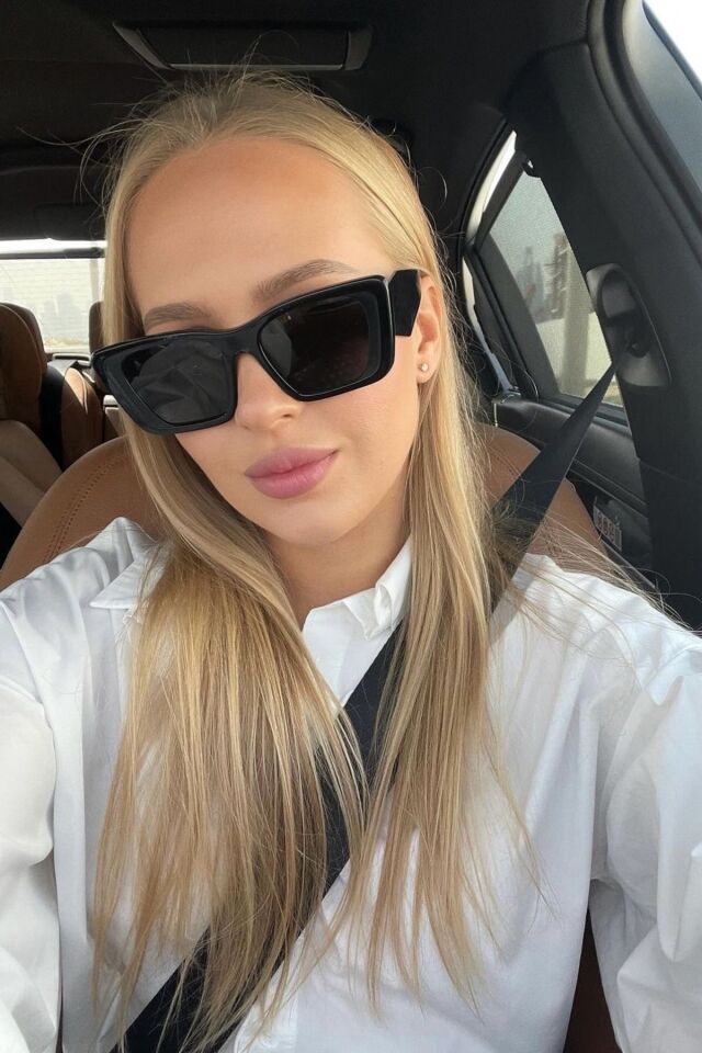PR GİNA VER2 GÜNEŞ GÖZLÜĞÜ GEOMETRİK YENİ SEZON POPÜLER KADIN GÖZLÜK / REN EYEWEAR