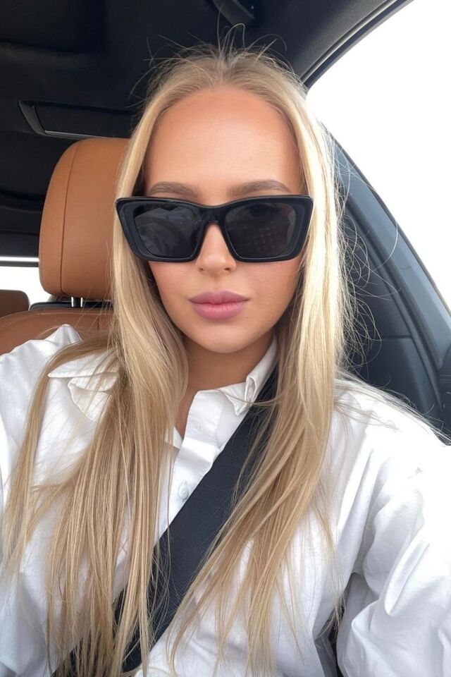 PR GİNA VER2 GÜNEŞ GÖZLÜĞÜ GEOMETRİK YENİ SEZON POPÜLER KADIN GÖZLÜK / REN EYEWEAR