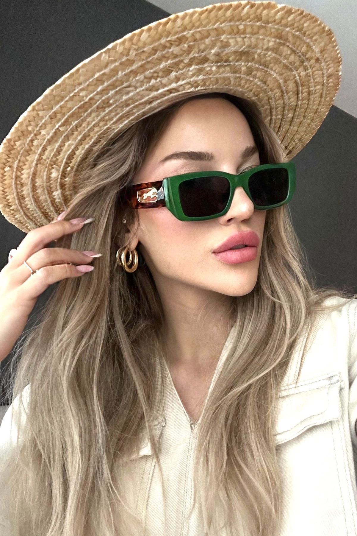 TIGER GÜNEŞ GÖZLÜĞÜ GEOMETRİK YENİ SEZON POPÜLER KADIN GÖZLÜK / REN EYEWEAR
