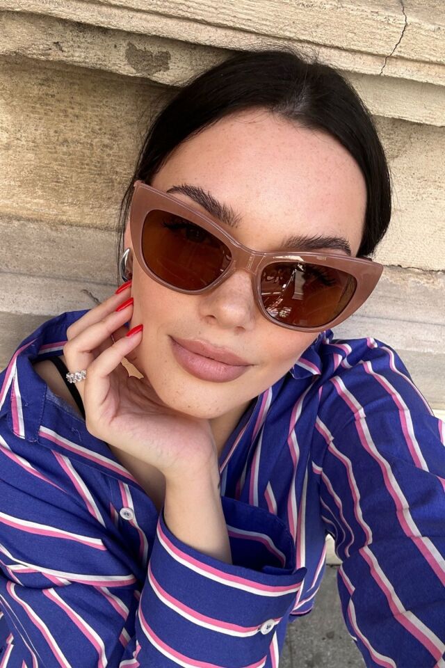 RUTH 2024 CAT EYE TASARIM KADIN GÜNEŞ GÖZLÜĞÜ / REN EYEWEAR