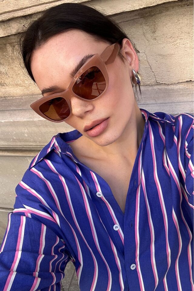 RUTH 2024 CAT EYE TASARIM KADIN GÜNEŞ GÖZLÜĞÜ / REN EYEWEAR