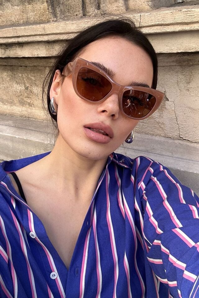 RUTH 2024 CAT EYE TASARIM KADIN GÜNEŞ GÖZLÜĞÜ / REN EYEWEAR