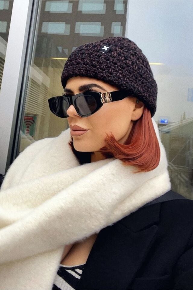 COOL BB CAT AKSESUARLI SİYAH CAM KADIN GÜNEŞ GÖZLÜĞÜ / REN EYEWEAR