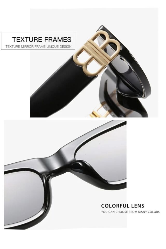 COOL BB CAT AKSESUARLI SİYAH CAM KADIN GÜNEŞ GÖZLÜĞÜ / REN EYEWEAR