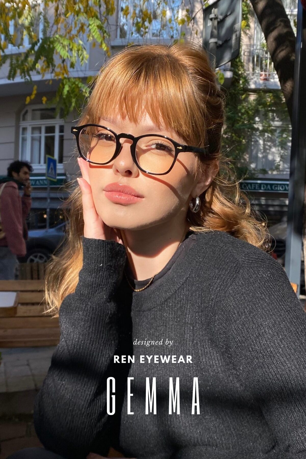 GEMMA KLASİK KADIN ERKEK MAVİ IŞIK KORUMALI GÖZLÜK BLUE BLOCK / REN EYEWEAR