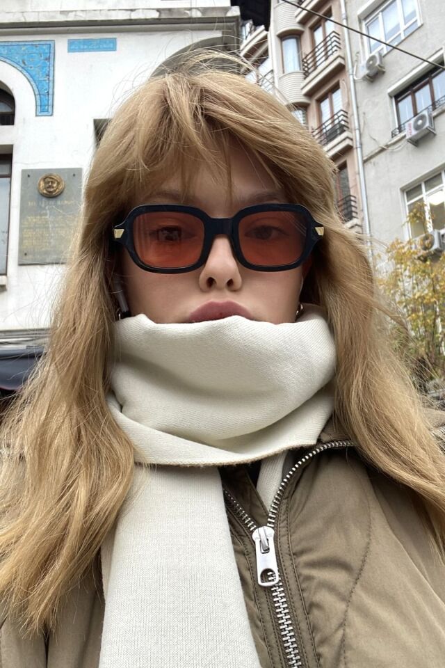 DANİLA KIRMIZI MODERN KADIN GÜNEŞ GÖZLÜĞÜ KARE YENİ SEZON POPÜLER / REN EYEWEAR