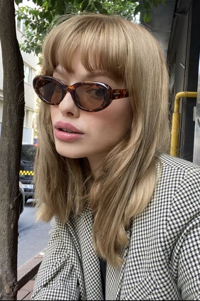 Carol Cat Eye Vintage Tasarım Leopar Desenli Güneş Gözlüğü Retro / Reneyewear