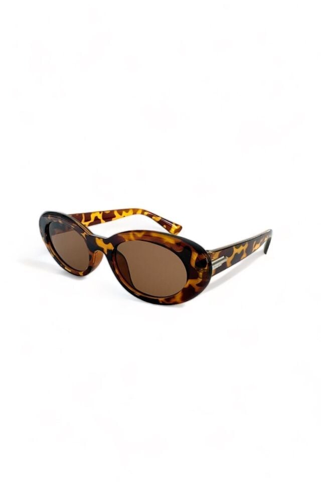 Carol Cat Eye Vintage Tasarım Leopar Desenli Güneş Gözlüğü Retro / Reneyewear