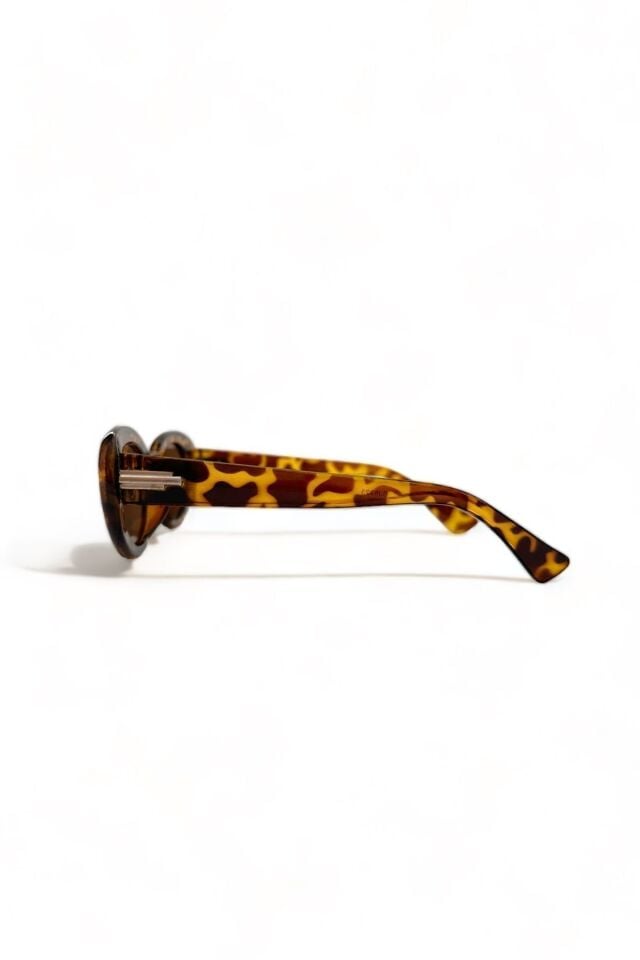 Carol Cat Eye Vintage Tasarım Leopar Desenli Güneş Gözlüğü Retro / Reneyewear