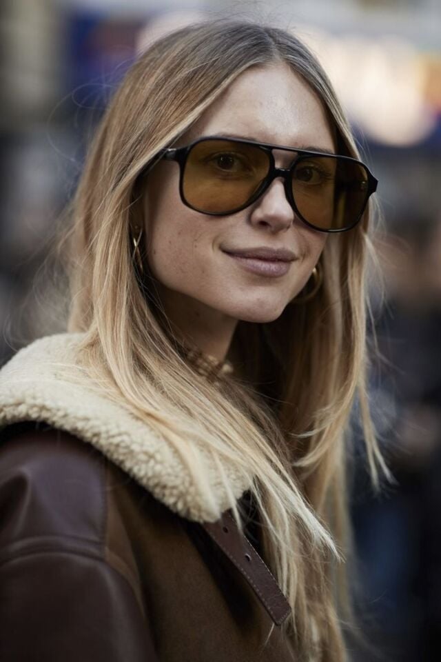 OSLO XL GÜNEŞ GÖZLÜĞÜ KAHVERENGİ CAM SİYAH ÇERÇEVE BÜYÜK BOY UNİSEX /coolandbetter