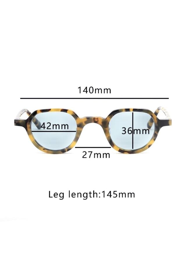 MATTEO İTALYAN TARZI PREMİUM KÜÇÜK OVAL RENKLİ CAM UNİSEX GÜNEŞ GÖZLÜĞÜ / RENEYEWEAR SELECTED