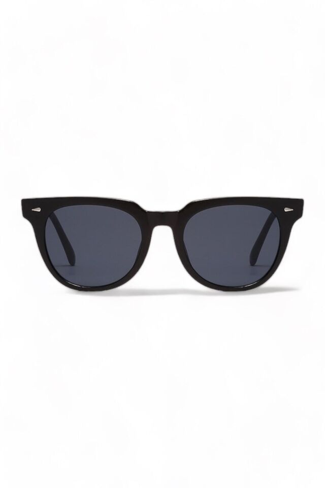 Jones Siyah Güneş Gözlüğü Hafif Dikdörtgen Klasik Metal /ren Eyewear