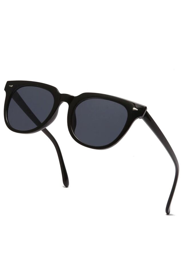 Jones Siyah Güneş Gözlüğü Hafif Dikdörtgen Klasik Metal /ren Eyewear