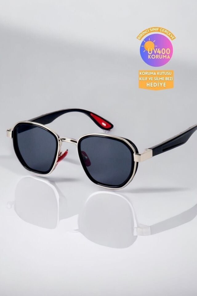 FERRA SİYAH KADIN ERKEK GÜNEŞ GÖZLÜĞÜ KLASİK METAL /REN EYEWEAR