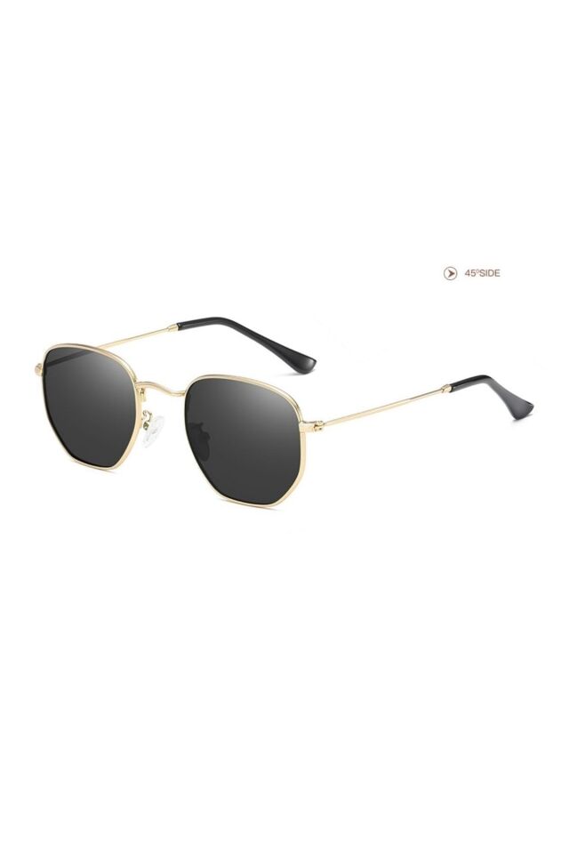 COOLANDBETTER BEŞGEN GÜNEŞ GÖZLÜĞÜ GOLD ÇERÇEVE SİYAH CAM REN EYEWEAR