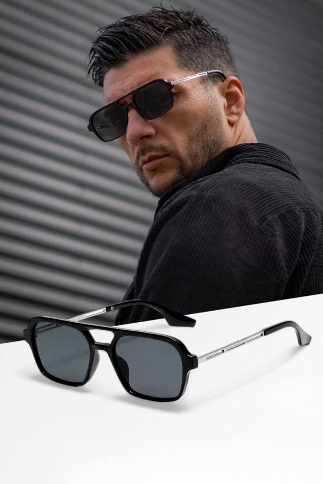 MARLA GÜNEŞ GÖZLÜĞÜ SİYAH KLASİK KARE ERKEK KADIN / REN EYEWEAR